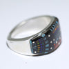 Inlay Ring by Erwin Tsosie- 10.5
