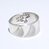 Silver Ring by Steve Yellowhorse- 8.5