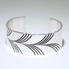 Silver Bracelet by Steve Yellowhorse 5-3/4"