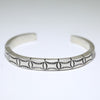 Silver Bracelet by Calvin Martinez 5-1/4"