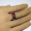 Inlay Ring by Erwin Tsosie- 11