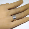 Silver Ring by Steve Yellowhorse- 8.5