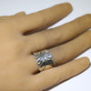 Silver Ring by Steve Yellowhorse- 9.5