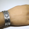 Silver Bracelet by Arnold Goodluck 5-1/4"