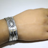 Silver Bracelet by Arnold Goodluck 5-1/2"