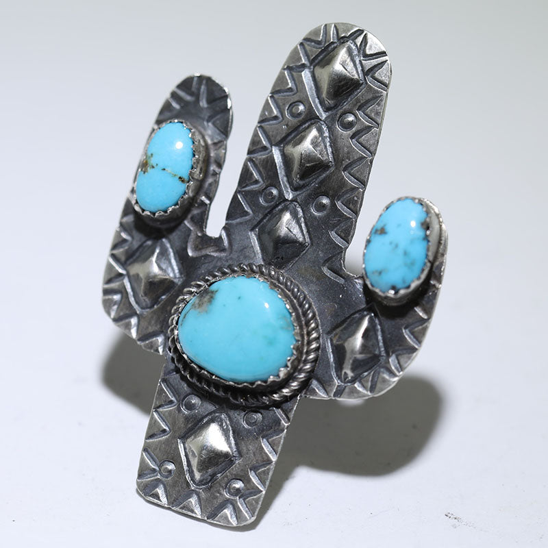 Cactus Ring by Gabrielle Yazzie – Gallup Trading