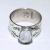 White Buffalo Ring by Arnold Goodluck- 8