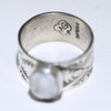 White Buffalo Ring by Arnold Goodluck- 8