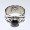 Onyx Ring by Arnold Goodluck- 9