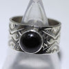 Onyx Ring by Arnold Goodluck- 7.5