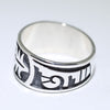 Silver Ring by Pat Tewawina- 13.5