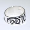 Silver Ring by Pat Tewawina- 13.5