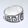 Silver Ring by Pat Tewawina- 13.5