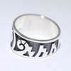 Silver Ring by Pat Tewawina- 11.5