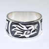 Silver Ring by Pat Tewawina- 13