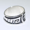 Silver Ring by Pat Tewawina- 13