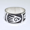 Silver Ring by Pat Tewawina- 11.5