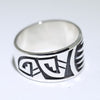 Silver Ring by Pat Tewawina- 11.5
