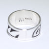Silver Ring by Pat Tewawina- 11.5