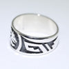 Silver Ring by Pat Tewawina- 13.5