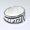 Silver Ring by Pat Tewawina- 13.5