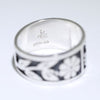 Silver Ring by Clifton Mowa- 11