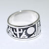 Silver Ring by Clifton Mowa- 11