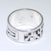 Silver Ring by Clifton Mowa- 11
