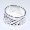 Silver Ring by Clifton Mowa- 10