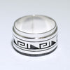 Silver Ring by Clifton Mowa- 8.5