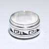 Silver Ring by Clifton Mowa- 8.5