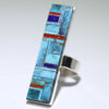 Inlay Ring by Edward/Patricia Becenti- 8.5
