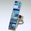 Inlay Ring by Edward/Patricia Becenti- 8.5
