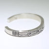 Silver Bracelet by Calvin Martinez 5-1/2"