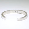 Silver Bracelet by Calvin Martinez 5-1/4"