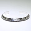 Silver Bracelet by Lyle Secatero 5-1/2"