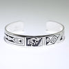 Silver Bracelet by Clifton Mowa 5-3/4"