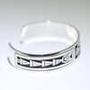 Silver Bracelet by Clifton Mowa 5-3/4"