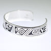 Silver Bracelet by Clifton Mowa 5-3/4"