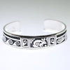 Silver Bracelet by Clifton Mowa 5-3/4"