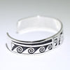Silver Bracelet by Clifton Mowa 5-3/4"