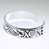 Silver Bracelet by Clifton Mowa 5-3/4"