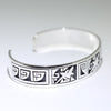Silver Bracelet by Clifton Mowa 5-3/4"
