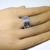 Silver Ring by Pat Tewawina- 13.5