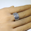 Silver Ring by Pat Tewawina- 13.5