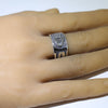 Silver Ring by Pat Tewawina- 11.5
