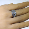 Silver Ring by Pat Tewawina- 13.5