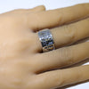 Silver Ring by Clifton Mowa- 10
