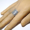 Silver Ring by Steve Yellowhorse- 11.5