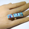 Inlay Ring by Edward/Patricia Becenti- 8.5